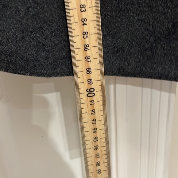 Aritzia Babaton - Wool Pea Coat Jacket - Dark Charcoal - medium - Picture 12 of 16